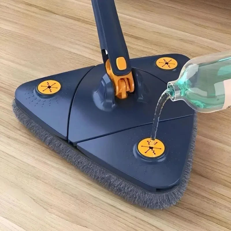 DAFUSHOP Adjustable Cleaning Mop Triangulo Mop Swivel 360 °