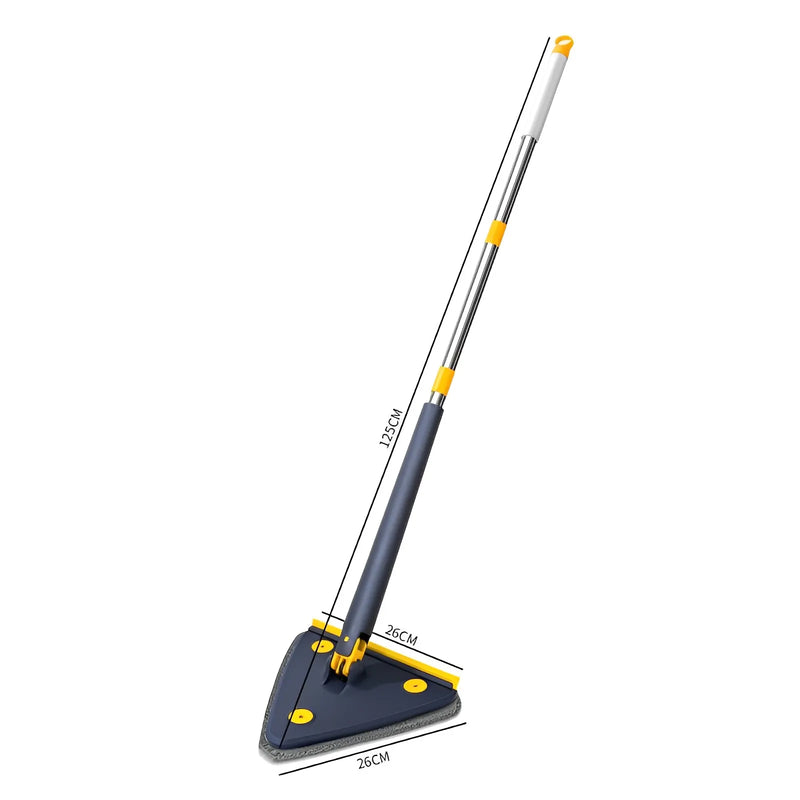 DAFUSHOP Adjustable Cleaning Mop Triangulo Mop Swivel 360 °