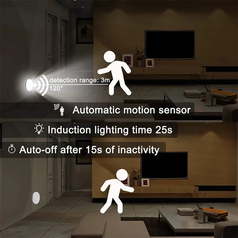 Lâmpada Noturna com sensor de movimento