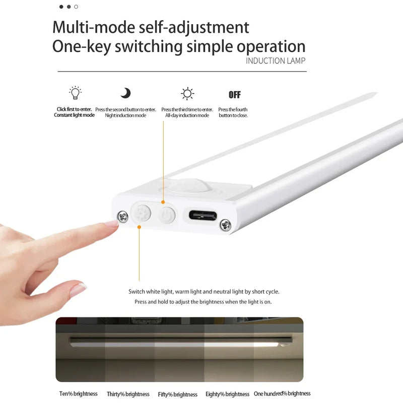 Luz de led com sensor de movimento