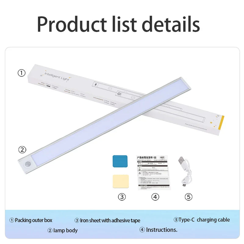 Luz de led com sensor de movimento